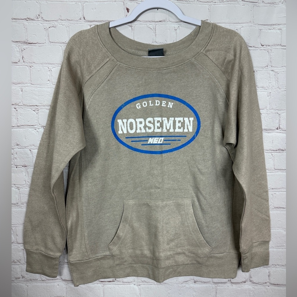 NEO Northeastern Oklahoma Golden Norsemen womens fleece lined sweatshirt sz‎ M